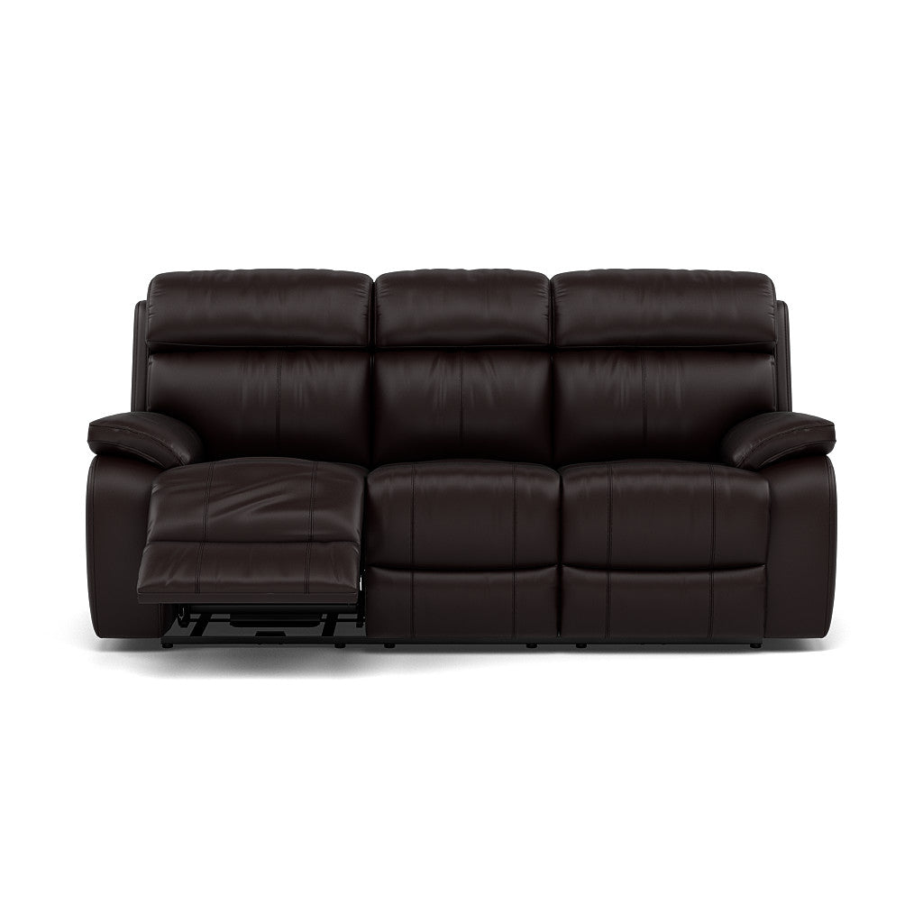 Galaxy 3 Seater Recliner Sofa - 3 Seater Sofa 2 Manual Recliners Cat 20S - Manual Recliner 3 Seater Sofas Sterling Home 8 BXS-037C WALNUT