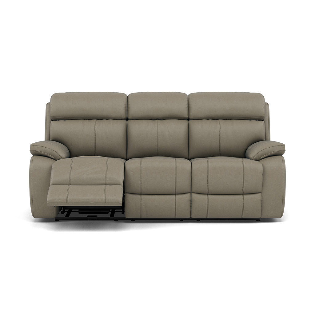 Galaxy 3 Seater Recliner Sofa - 3 Seater Sofa 2 Manual Recliners Cat 20S - Manual Recliner 3 Seater Sofas Sterling Home 12 BXS-039C PEBBLE