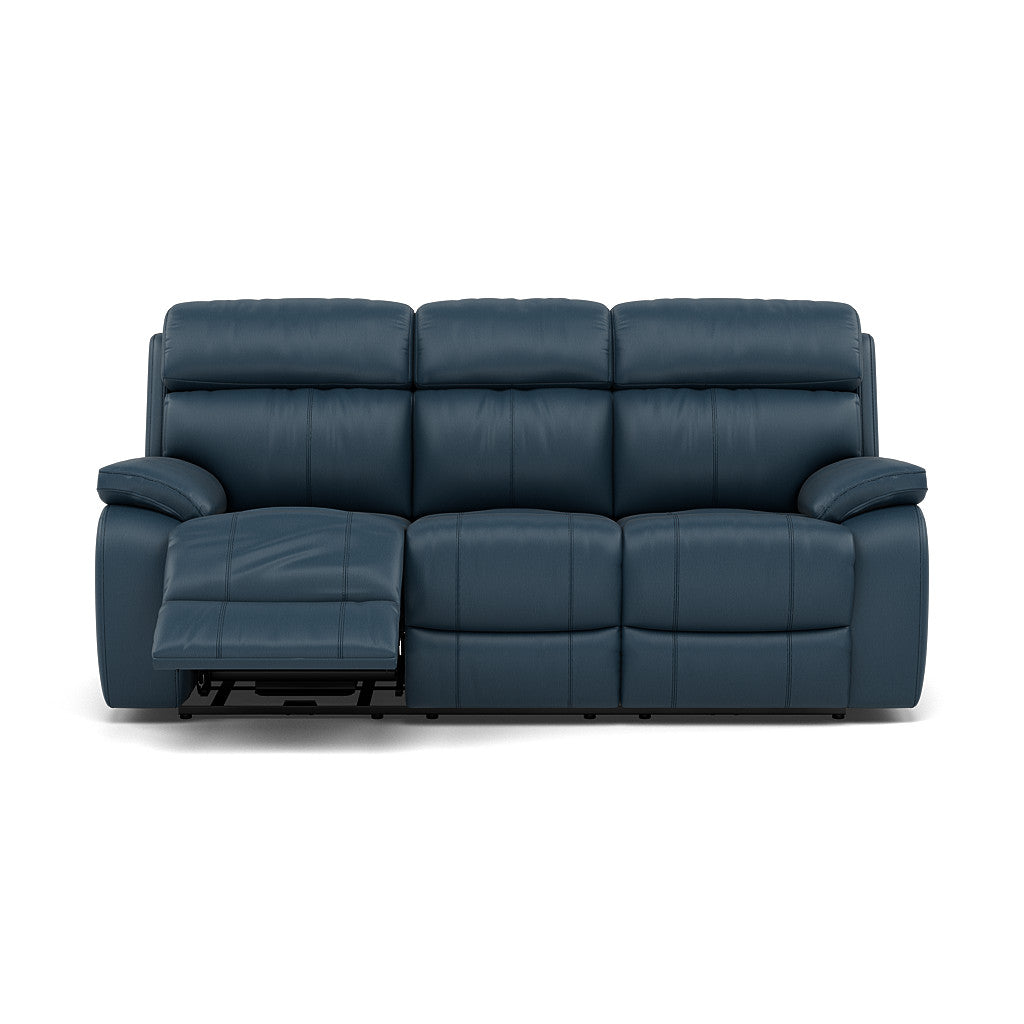 Galaxy 3 Seater Recliner Sofa - 3 Seater Sofa 2 Manual Recliners Cat 20S - Manual Recliner 3 Seater Sofas Sterling Home 9 BXS-313E OCEAN BLUE