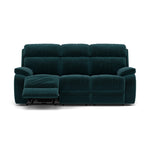 Galaxy 3 Seater Recliner Sofa - 3 Seater Sofa 2 Power Recliners Fabric - Power Recliner with USB 3 Seater Sofas Sterling Home 16 FAB-MEG-36 LAKE GREEN
