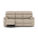 Galaxy 3 Seater Recliner Sofa - 3 Seater Sofa 2 Power Recliners Cat 25S - Power Recliner with USB 3 Seater Sofas Sterling Home 9 NCS-039C PEBBLE