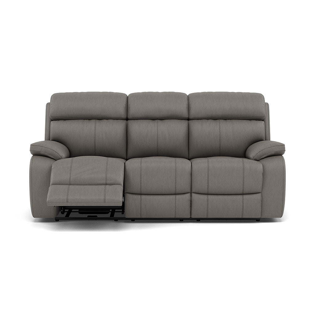 Galaxy 3 Seater Recliner Sofa - 3 Seater Sofa 2 Power Recliners Cat 25S - Power Recliner with USB 3 Seater Sofas Sterling Home 7 NCS-042E ELEPHANT
