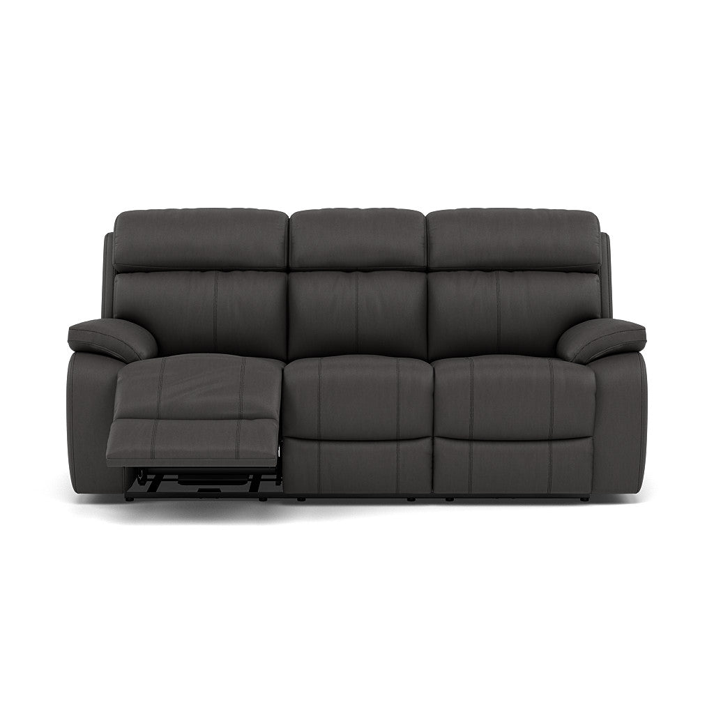 Galaxy 3 Seater Recliner Sofa - 3 Seater Sofa 2 Power Recliners Cat 25S - Power Recliner with USB 3 Seater Sofas Sterling Home 8 NCS-180E SLATE GREY