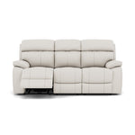 Galaxy 3 Seater Recliner Sofa - 3 Seater Sofa 2 Power Recliners Cat 25S - Power Recliner with USB 3 Seater Sofas Sterling Home 1 NCS-744D STAR WHITE