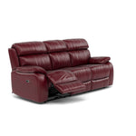 Galaxy 3 Seater Recliner Sofa - 3 Seater Sofa 2 Power Recliners Cat 20S - Power Recliner with USB 3 Seater Sofas Sterling Home 3