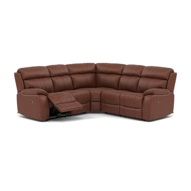 Galaxy Corner Recliner Sofa - Combination 3 2 Corner 2 with 2 Power Recliners Fabric - Left Hand Facing - Power Recliner with USB