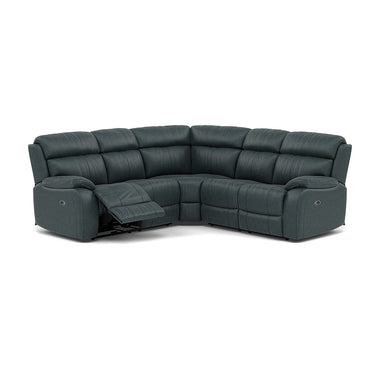 Galaxy Corner Recliner Sofa - Combination 3 2 Corner 2 with 2 Power Recliners Fabric - Left Hand Facing - Power Recliner with USB