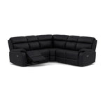 Galaxy Corner Recliner Sofa - Combination 3 2 Corner 2 with 2 Power Recliners Cat 25S - Left Hand Facing - Power Recliner with USB Corner Sofas Sterling Home 12 NCS-023C BLACK