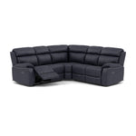 Galaxy Corner Recliner Sofa - Combination 3 2 Corner 2 with 2 Power Recliners Cat 25S - Left Hand Facing - Power Recliner with USB Corner Sofas Sterling Home 14 NCS-036C NAVY BLUE