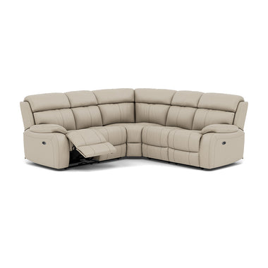 Galaxy Corner Recliner Sofa - Combination 3 2 Corner 2 with 2 Power Recliners Cat 25S - Left Hand Facing - Power Recliner with USB Corner Sofas Sterling Home 4 NCS-041E SILVER GREY