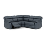 Galaxy Corner Recliner Sofa - Combination 3 2 Corner 2 with 2 Power Recliners Cat 25S - Left Hand Facing - Power Recliner with USB Corner Sofas Sterling Home 13 NCS-313E OCEAN BLUE
