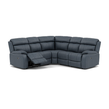Galaxy Corner Recliner Sofa - Combination 3 2 Corner 2 with 2 Power Recliners Cat 25S - Left Hand Facing - Power Recliner with USB Corner Sofas Sterling Home 13 NCS-313E OCEAN BLUE
