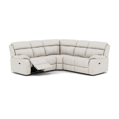 Galaxy Corner Recliner Sofa - Combination 3 2 Corner 2 with 2 Power Recliners Cat 25S - Left Hand Facing - Power Recliner with USB Corner Sofas Sterling Home 1 NCS-744D STAR WHITE