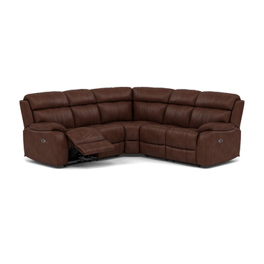 Galaxy Corner Recliner Sofa - Combination 3 2 Corner 2 with 2 Power Recliners Cat 20S - Left Hand Facing - Power Recliner with USB Corner Sofas Sterling Home 11 TOS-195E HAZELNUT