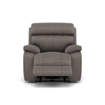 Galaxy Recliner Armchair - Manual Recliner Chair Fabric - Manual Recliner Sterling Home 5 BFA-BLJ-042 ELEPHANT
