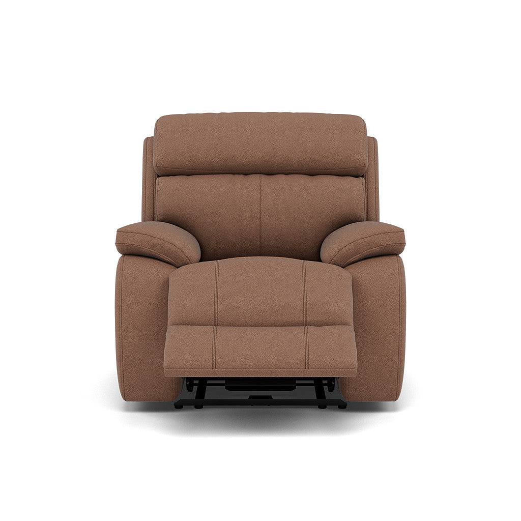 Galaxy Recliner Armchair - Manual Recliner Chair Fabric - Manual Recliner Sterling Home 6 BFA-BLJ-04 TOBACCO