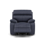Galaxy Recliner Armchair - Manual Recliner Chair Fabric - Manual Recliner Sterling Home 8 BFA-BLJ-08 PACIFIC BLUE