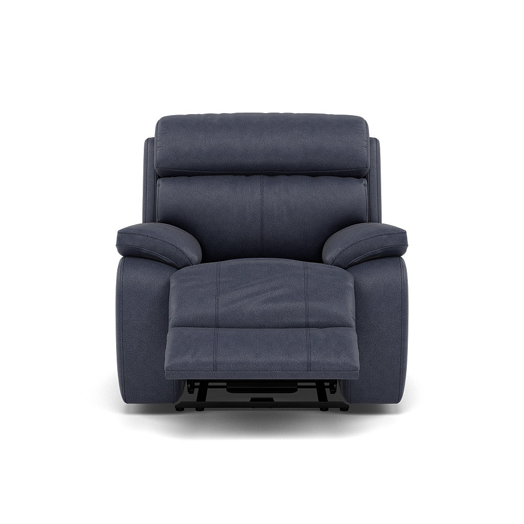 Galaxy Recliner Armchair - Manual Recliner Chair Fabric - Manual Recliner Sterling Home 8 BFA-BLJ-08 PACIFIC BLUE