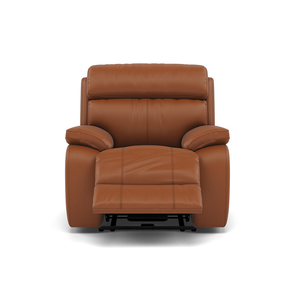 Galaxy Recliner Armchair - Manual Recliner Chair Cat 20S - Manual Recliner Sterling Home 11 BXS-334E PECAN BROWN