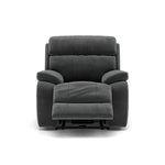 Galaxy Recliner Armchair - Manual Recliner Chair Fabric - Manual Recliner Sterling Home 14 FAB-MEG-20 PEWTER