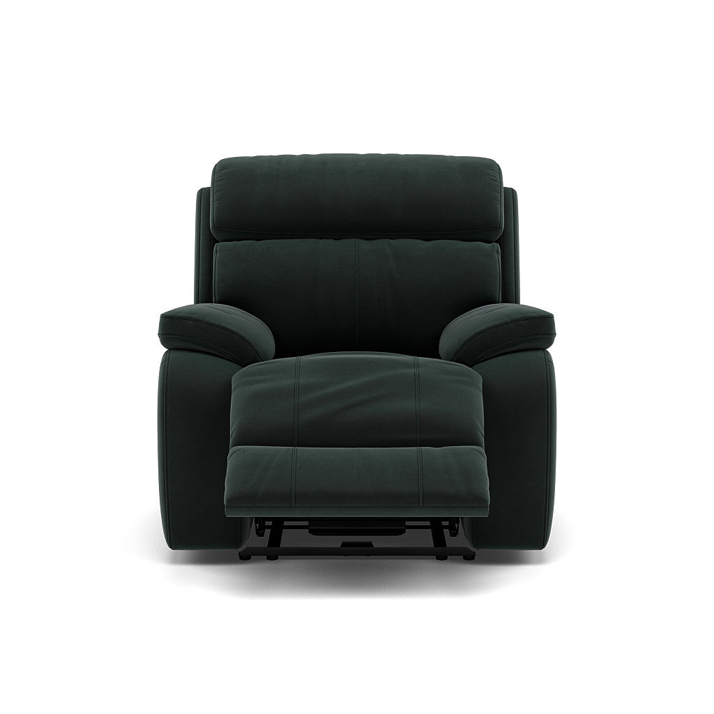 Galaxy Recliner Armchair - Manual Recliner Chair Fabric - Manual Recliner Sterling Home 12 FAB-MEG-21 CHARCOAL GREY