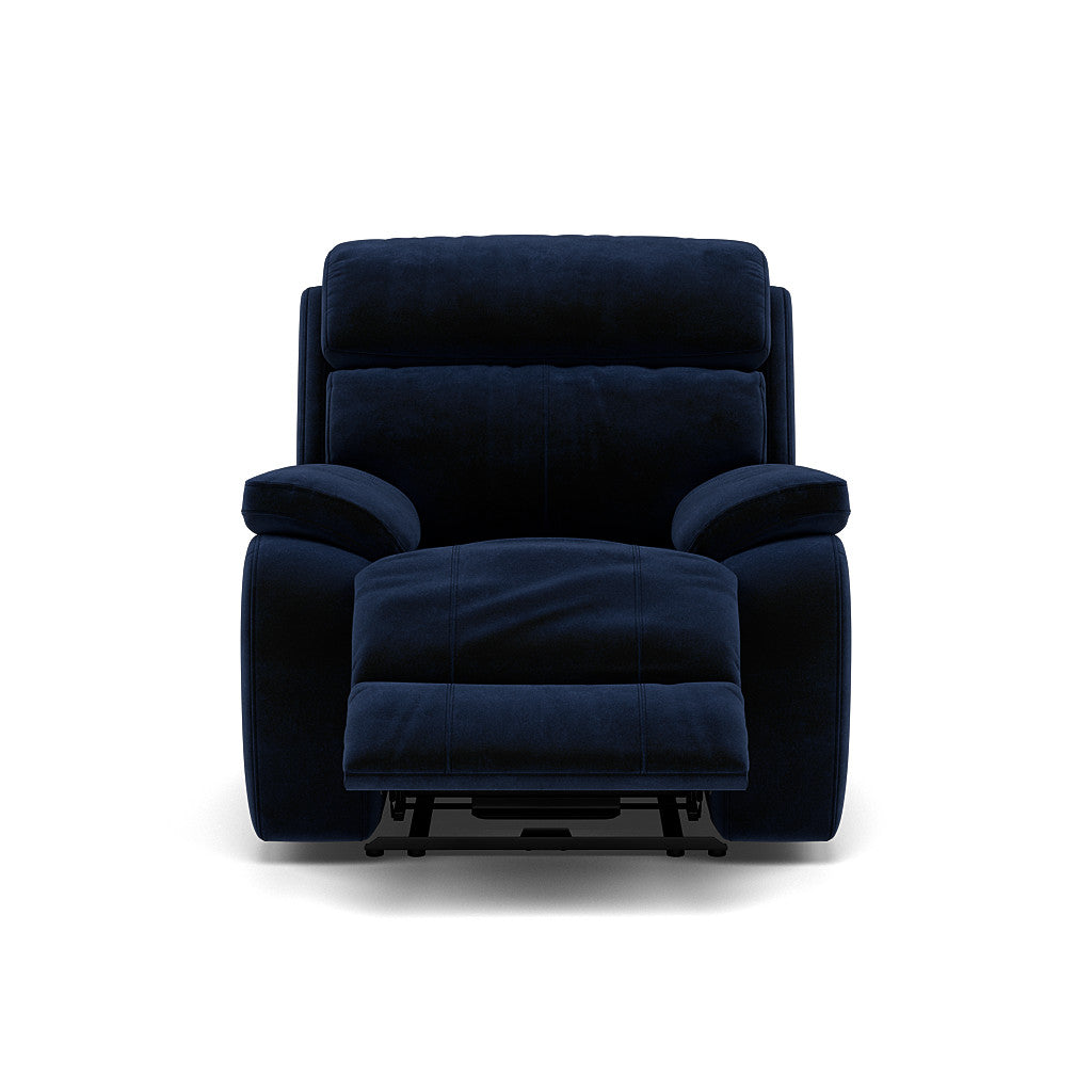 Galaxy Recliner Armchair - Manual Recliner Chair Fabric - Manual Recliner Sterling Home 15 FAB-MEG-28 NAVY