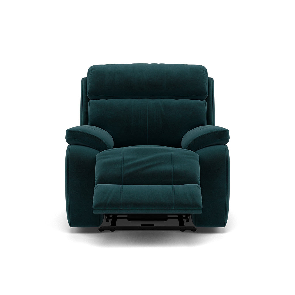 Galaxy Recliner Armchair - Manual Recliner Chair Fabric - Manual Recliner Sterling Home 16 FAB-MEG-36 LAKE GREEN