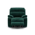 Galaxy Recliner Armchair - Manual Recliner Chair Fabric - Manual Recliner Sterling Home 17 FAB-MEG-37 EMERALD GREEN