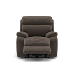 Galaxy Recliner Armchair - Manual Recliner Chair Fabric - Manual Recliner Sterling Home 13 FAB-MEG-51 DK TAUPE