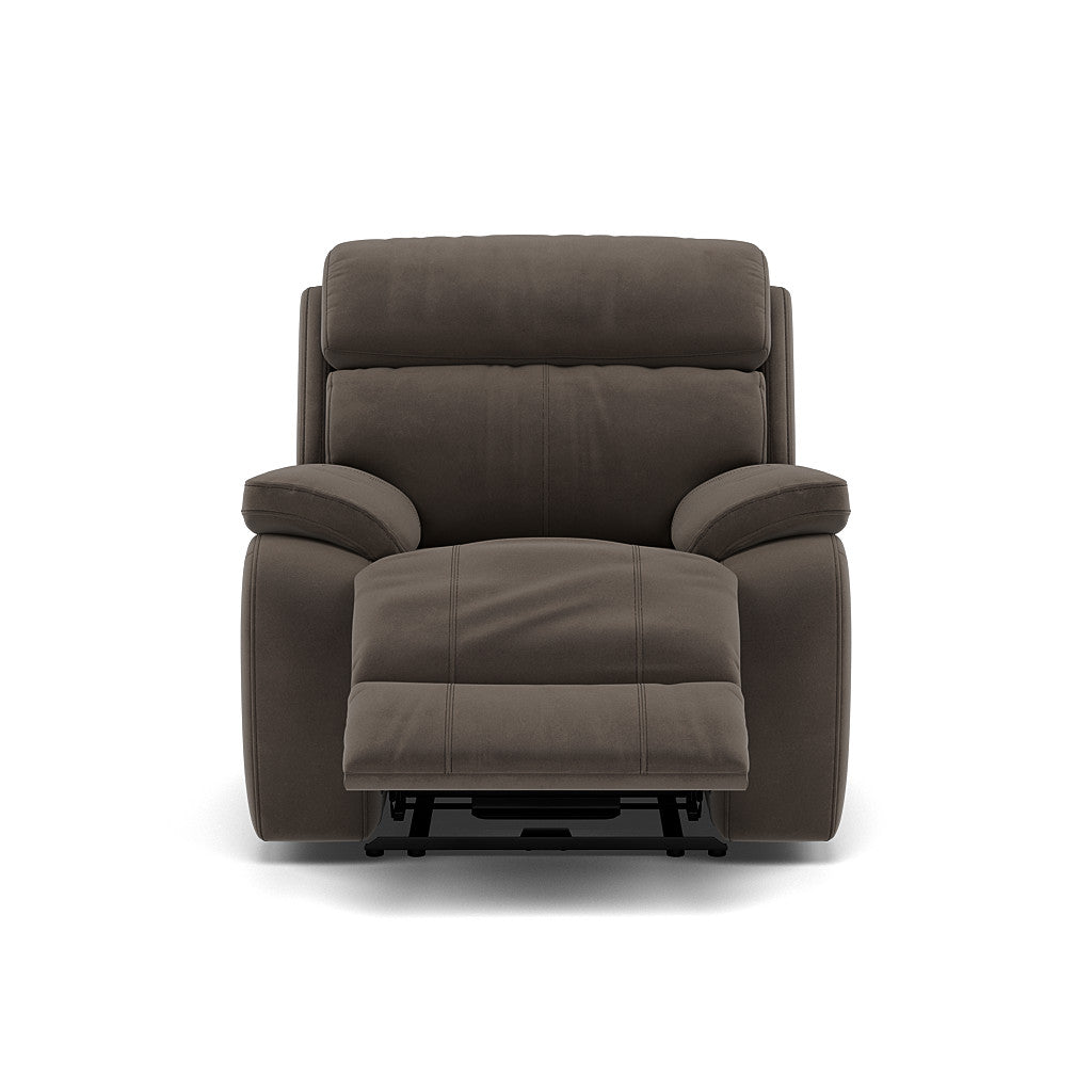 Galaxy Recliner Armchair - Manual Recliner Chair Fabric - Manual Recliner Sterling Home 13 FAB-MEG-51 DK TAUPE