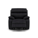 Galaxy Recliner Armchair - Manual Recliner Chair Cat 25S - Manual Recliner Sterling Home 12 NCS-023C BLACK