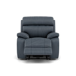 Galaxy Recliner Armchair - Manual Recliner Chair Cat 25S - Manual Recliner Sterling Home 13 NCS-313E OCEAN BLUE