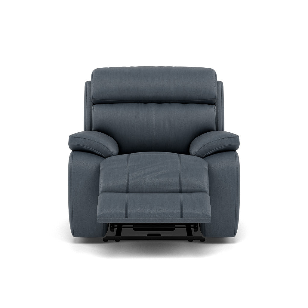 Galaxy Recliner Armchair - Manual Recliner Chair Cat 25S - Manual Recliner Sterling Home 13 NCS-313E OCEAN BLUE