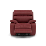 Galaxy Recliner Armchair - Manual Recliner Chair Cat 25S - Manual Recliner Sterling Home 15 NCS-854C RUSTIC RED