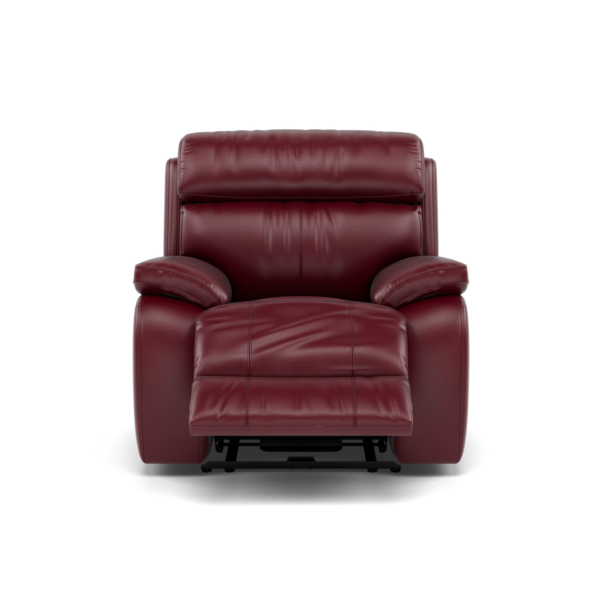 Galaxy Recliner Armchair - Manual Recliner Chair Cat 20S - Manual Recliner Sterling Home 1 BVS-035C DEEP RED