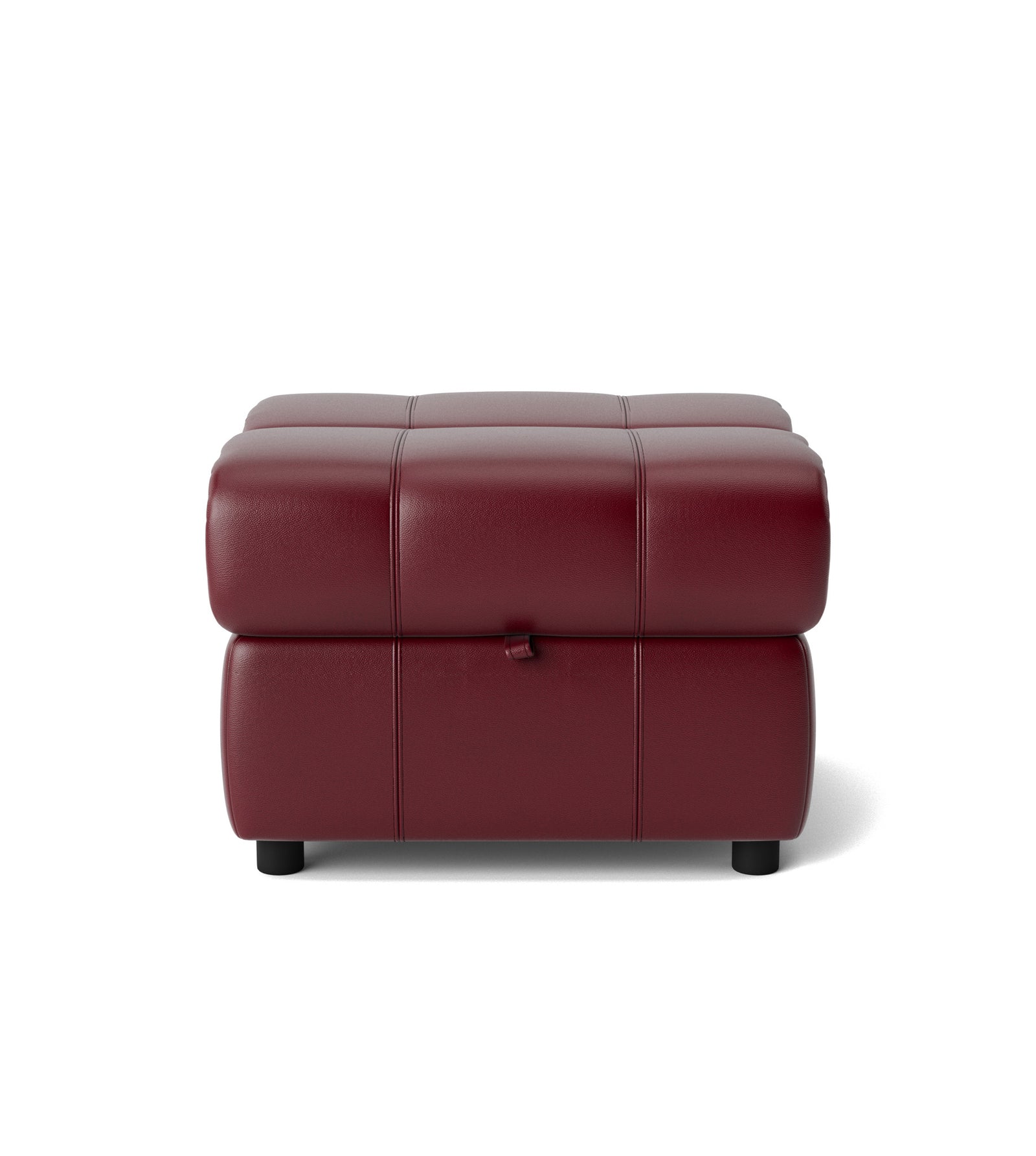 Galaxy Storage Footstool - Storage Foostool Cat 20S Footstools Sterling Home 1 BVS-035C DEEP RED