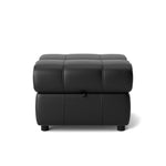Galaxy Storage Footstool - Storage Foostool Cat 20S Footstools Sterling Home 15 BXS-023C BLACK