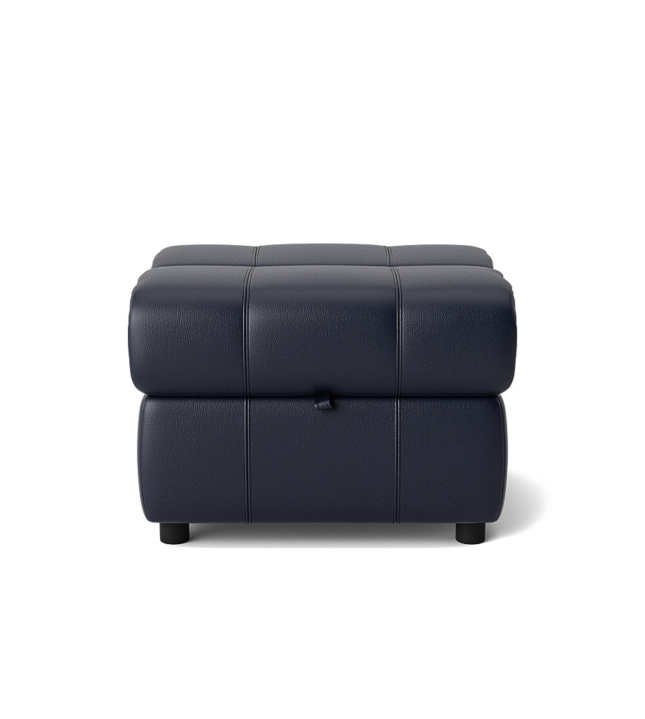 Galaxy Storage Footstool - Storage Foostool Cat 20S Footstools Sterling Home 13 BXS-036C NAVY