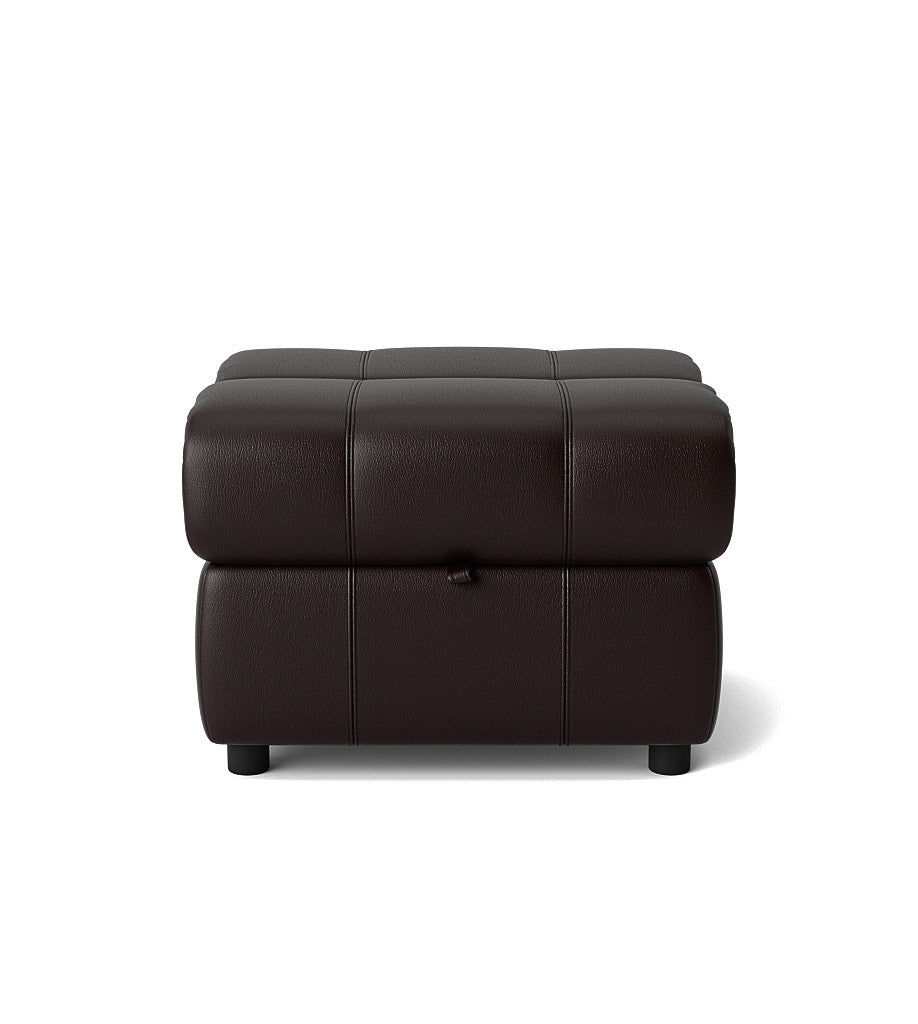 Galaxy Storage Footstool - Storage Foostool Cat 20S Footstools Sterling Home 11 BXS-037C WALNUT