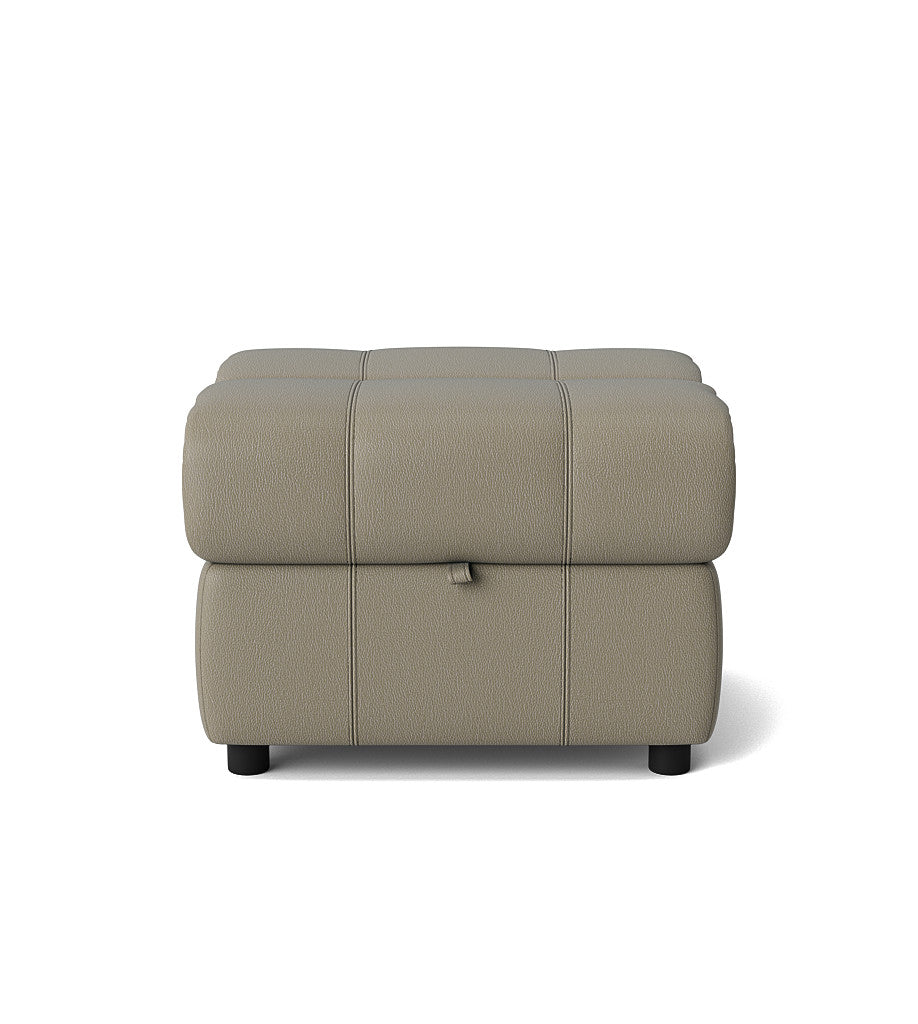 Galaxy Storage Footstool - Storage Foostool Cat 20S Footstools Sterling Home 16 BXS-039C PEBBLE