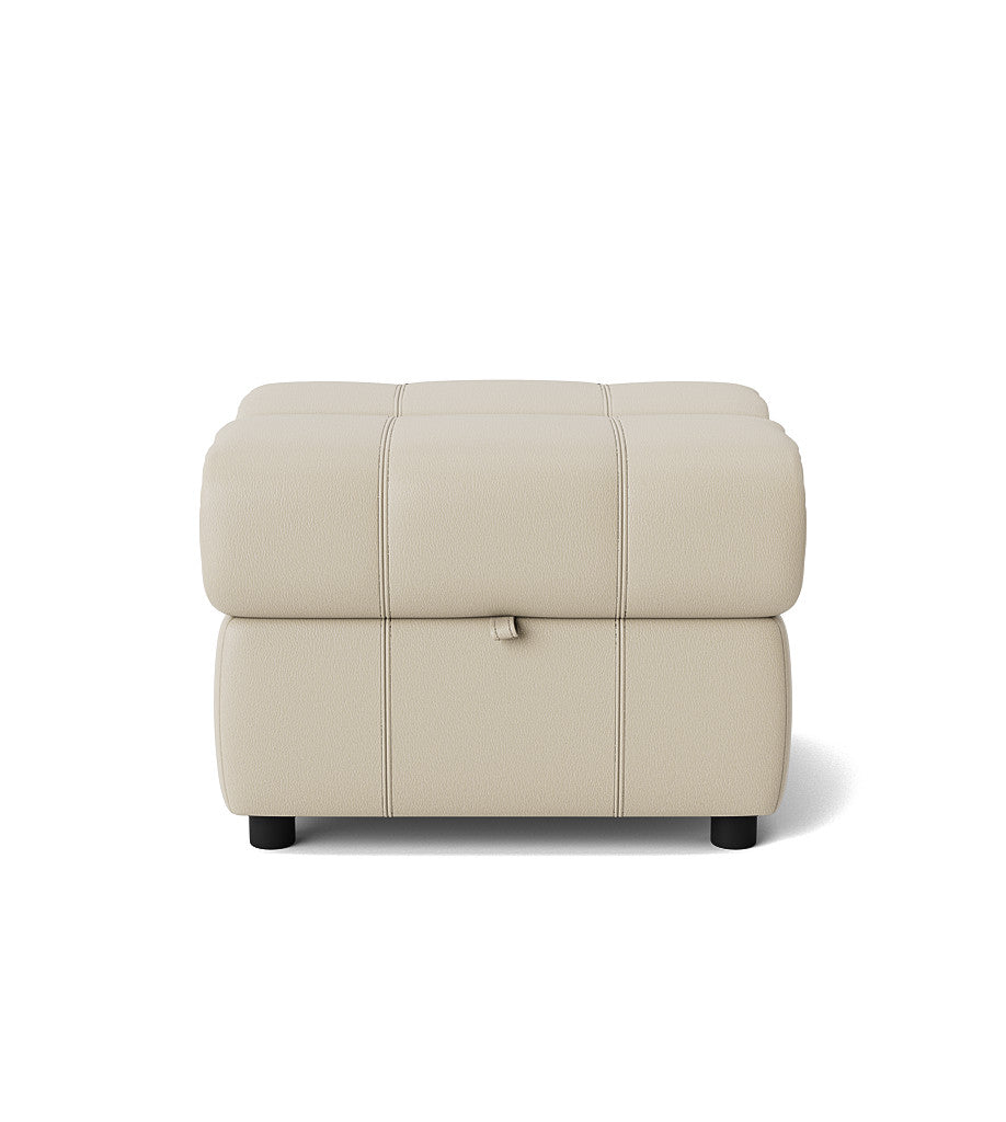 Galaxy Storage Footstool - Storage Foostool Cat 20S Footstools Sterling Home 6 BXS-041E SILVER GREY