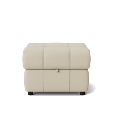 Galaxy Storage Footstool - Storage Foostool Cat 20S Footstools Sterling Home 2 BXS-041E SILVER GREY