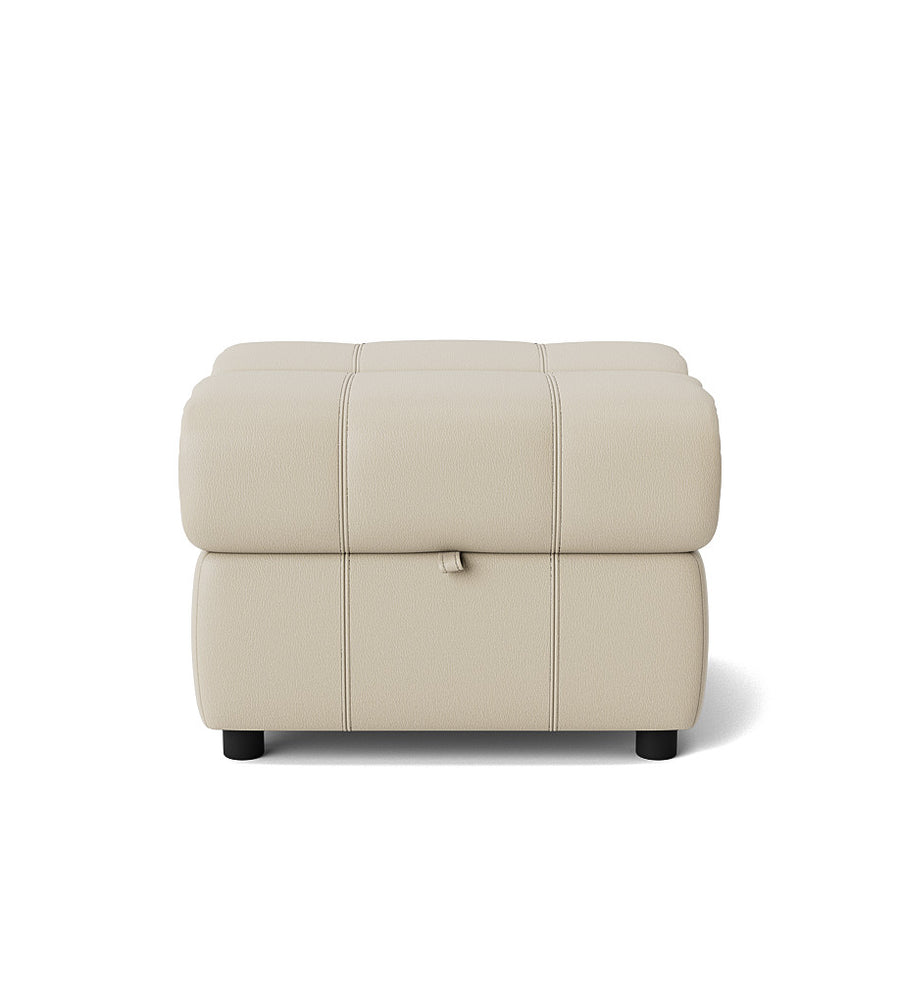 Galaxy Storage Footstool - Storage Foostool Cat 20S Footstools Sterling Home 2 BXS-041E SILVER GREY