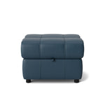Galaxy Storage Footstool - Storage Foostool Cat 20S Footstools Sterling Home 12 BXS-313E OCEAN BLUE