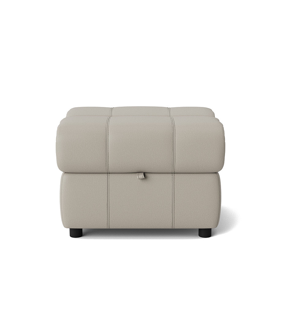 Galaxy Storage Footstool - Storage Foostool Cat 20S Footstools Sterling Home 7 BXS-946B FEATHER GREY