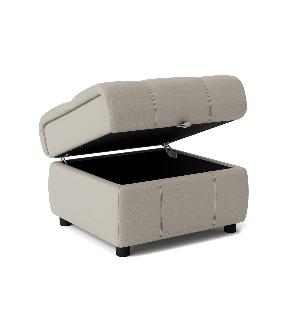 Galaxy Storage Footstool - Storage Foostool Cat 20S — BXS-946B FEATHER GREY, gallery image 1