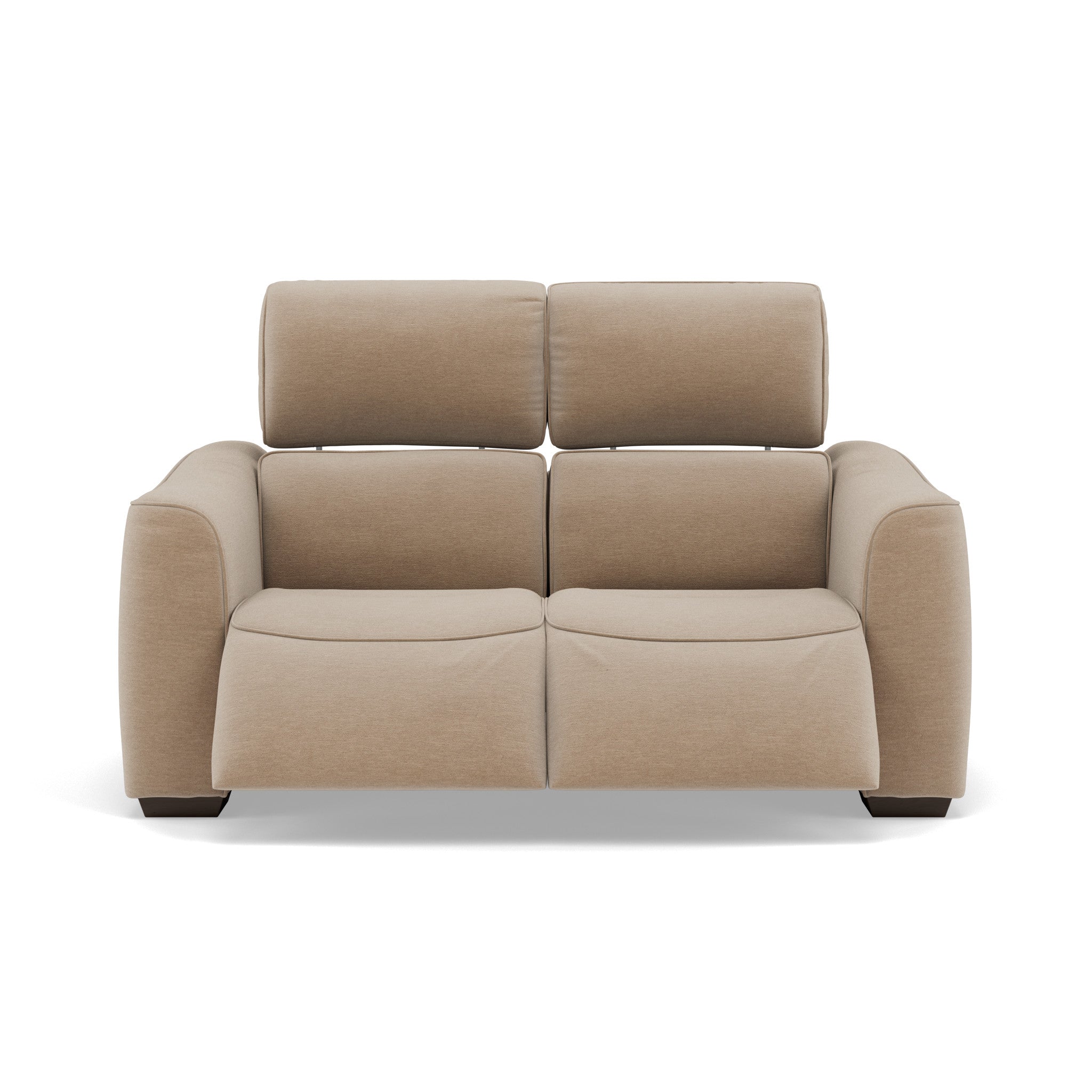 Beck 2 Seater Recliner Sofa - 2 Seater Sofa with 2 Power Recliners Fabric - Power Recliner with USB