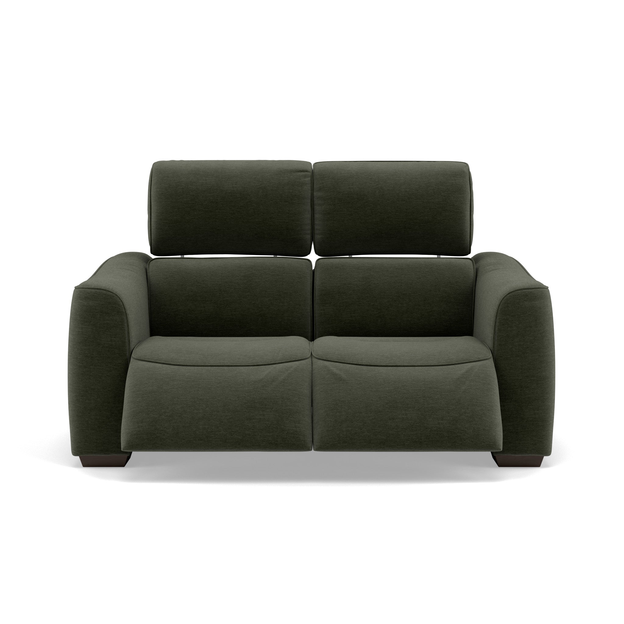 Beck 2 Seater Recliner Sofa - 2 Seater Sofa with 2 Power Recliners Fabric - Power Recliner with USB