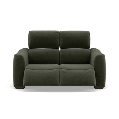 Beck 2 Seater Recliner Sofa - 2 Seater Sofa with 2 Power Recliners Fabric - Power Recliner with USB