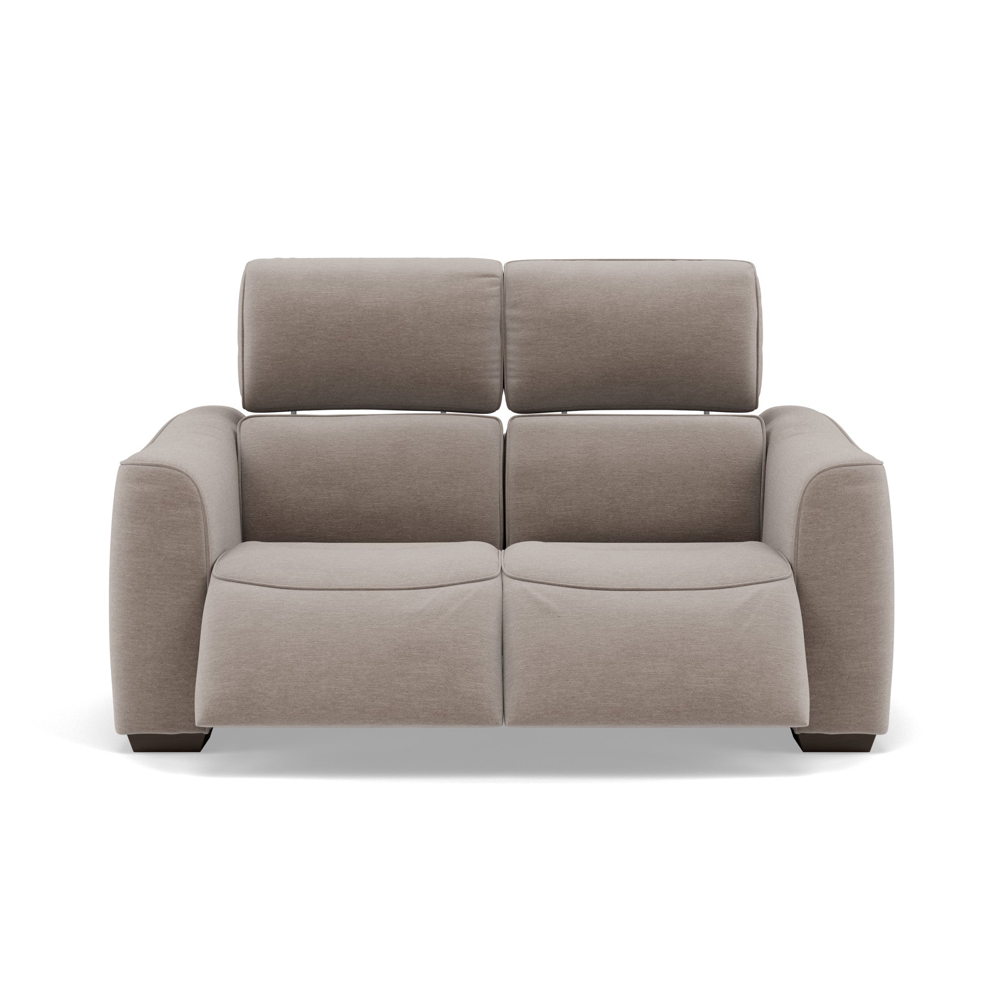 Beck 2 Seater Recliner Sofa - 2 Seater Sofa with 2 Power Recliners Fabric - Power Recliner with USB